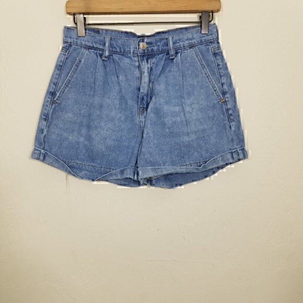 American Eagle Mom Short Denim Shorts Blue Size 2
